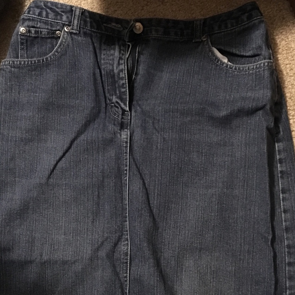 Style&Co. denim skirt.